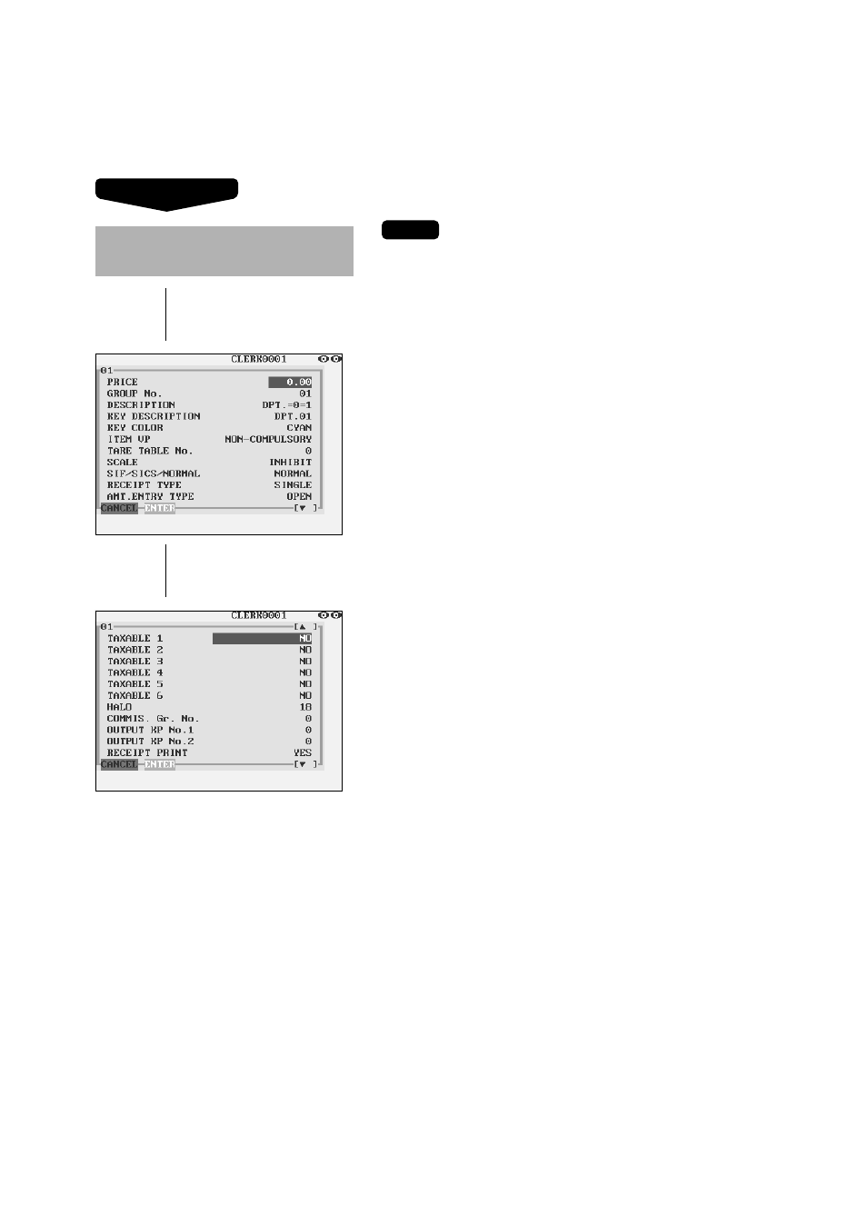 Department | Sharp UP-3300 User Manual | Page 140 / 249