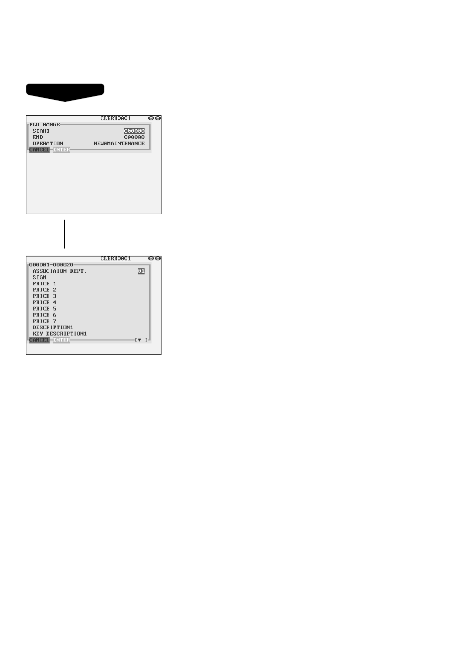 Plu range | Sharp UP-3300 User Manual | Page 145 / 249