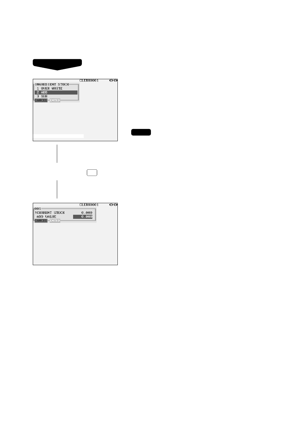 Ingredient stock | Sharp UP-3300 User Manual | Page 148 / 249