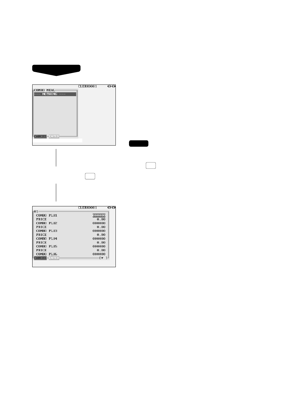 Combo meal (combo plu) | Sharp UP-3300 User Manual | Page 150 / 249