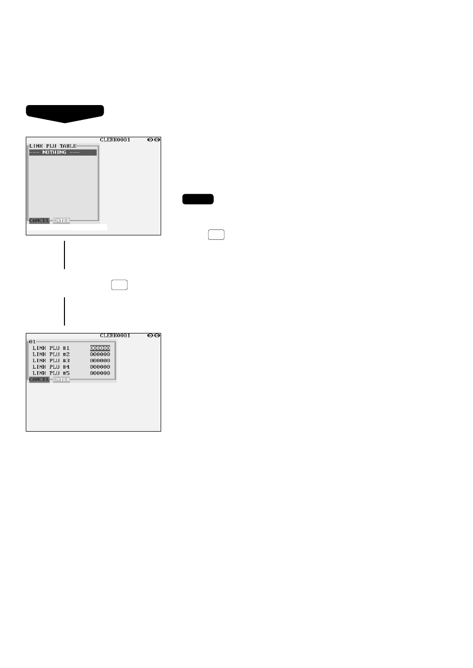 Link plu table | Sharp UP-3300 User Manual | Page 151 / 249