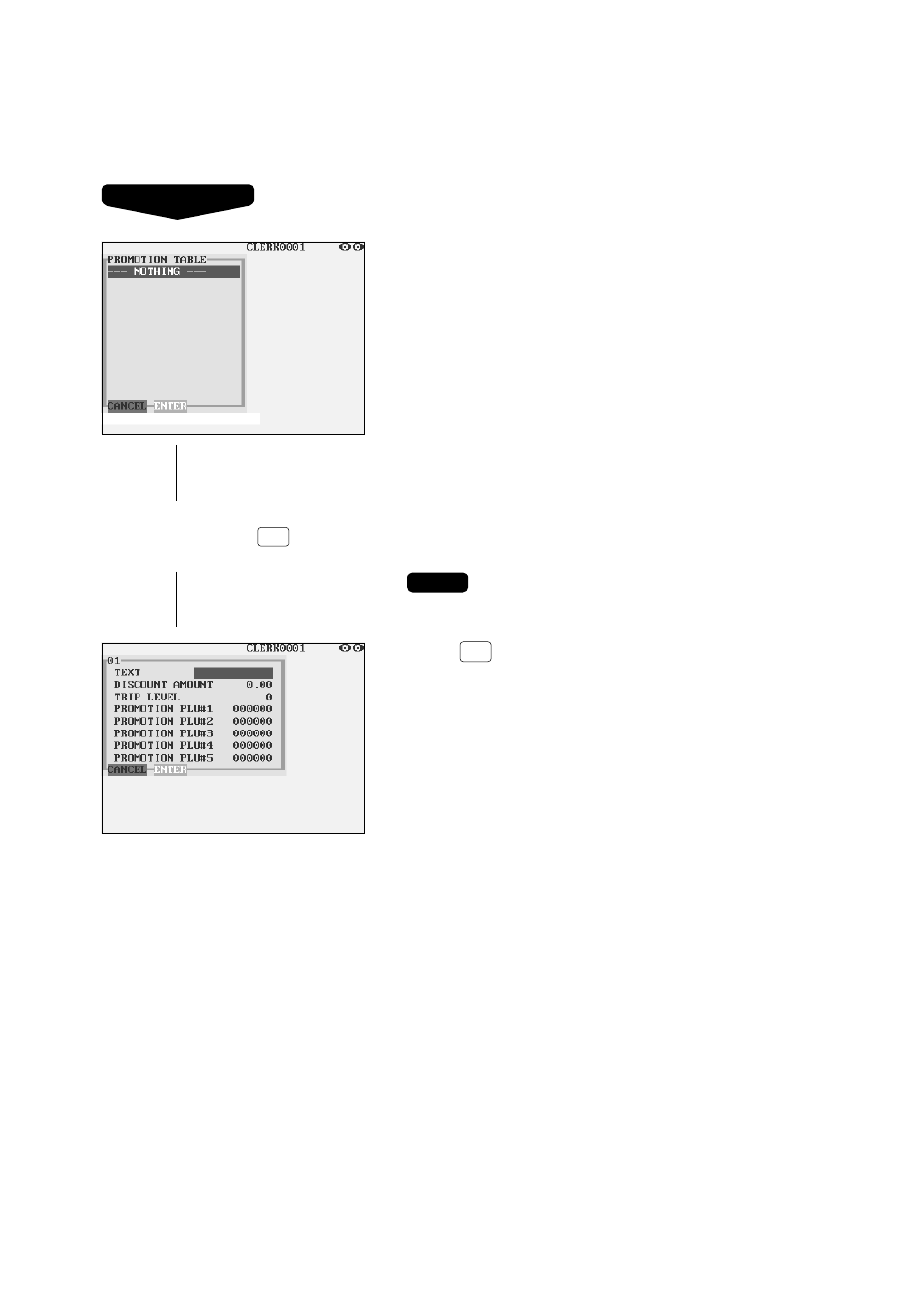 Promotion table (normal selling) | Sharp UP-3300 User Manual | Page 154 / 249