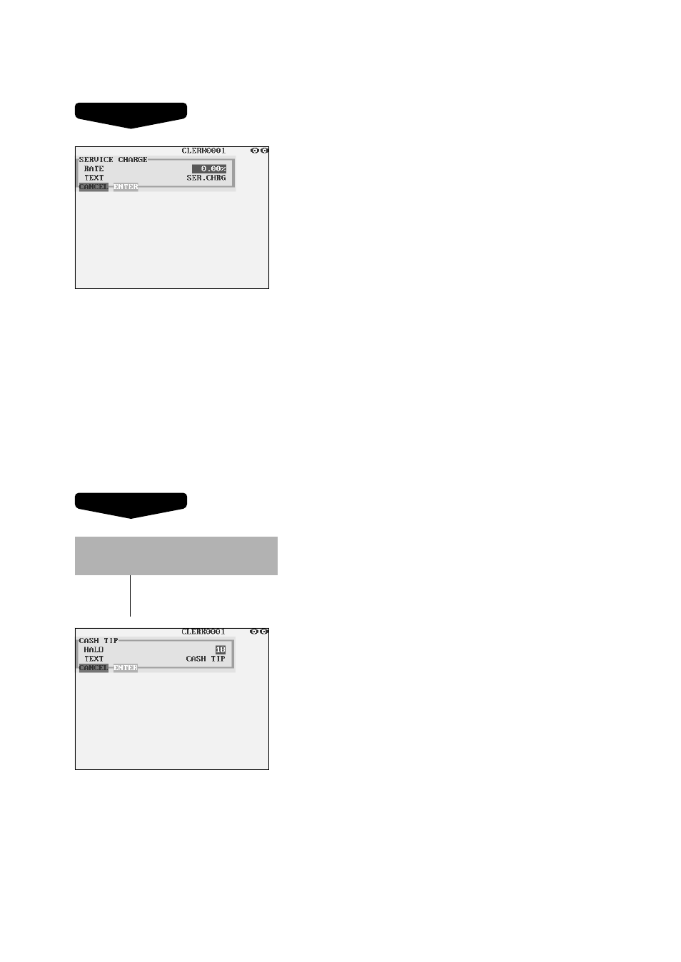 Service charge | Sharp UP-3300 User Manual | Page 164 / 249