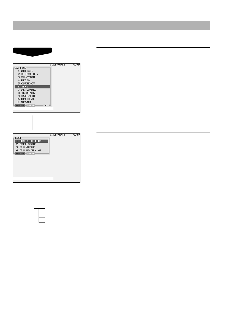 Text programming | Sharp UP-3300 User Manual | Page 175 / 249