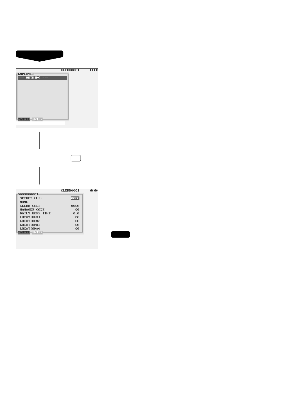 Employee | Sharp UP-3300 User Manual | Page 185 / 249