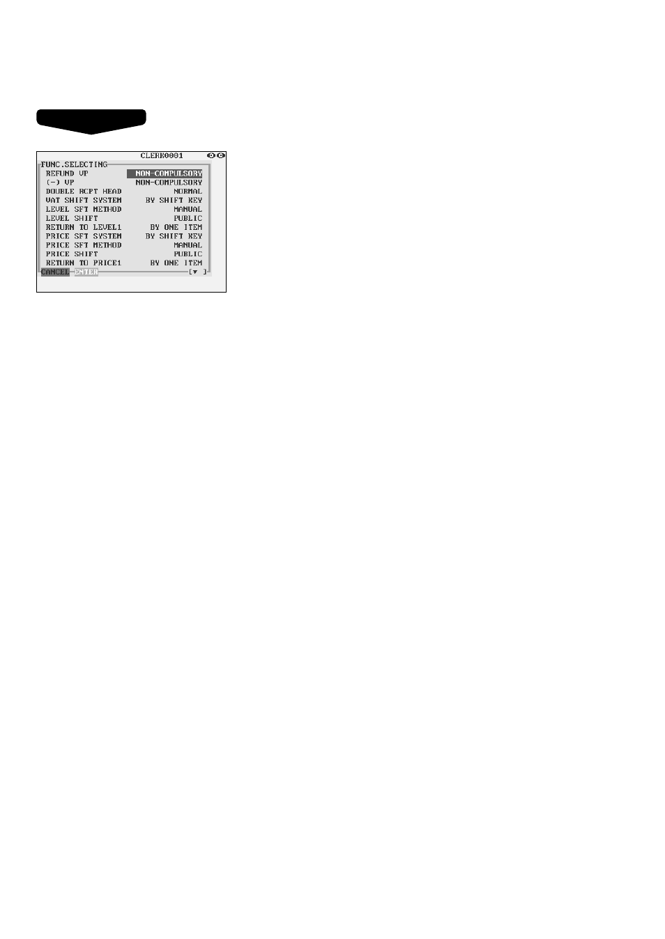 Function selection | Sharp UP-3300 User Manual | Page 191 / 249