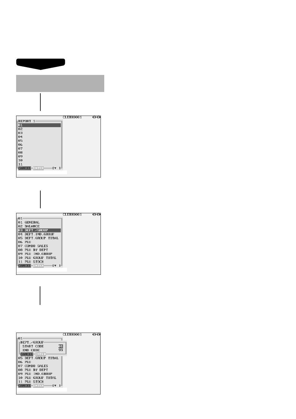 Stacked report | Sharp UP-3300 User Manual | Page 199 / 249