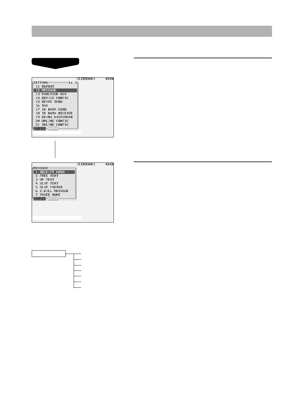 Message programming | Sharp UP-3300 User Manual | Page 202 / 249