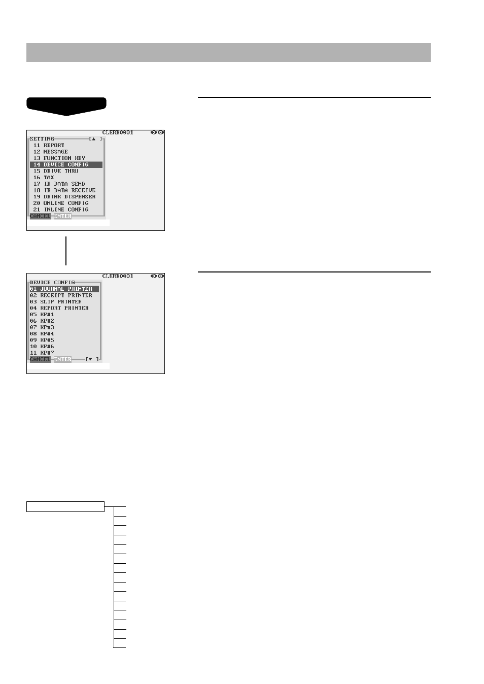 Device configuration programming | Sharp UP-3300 User Manual | Page 207 / 249