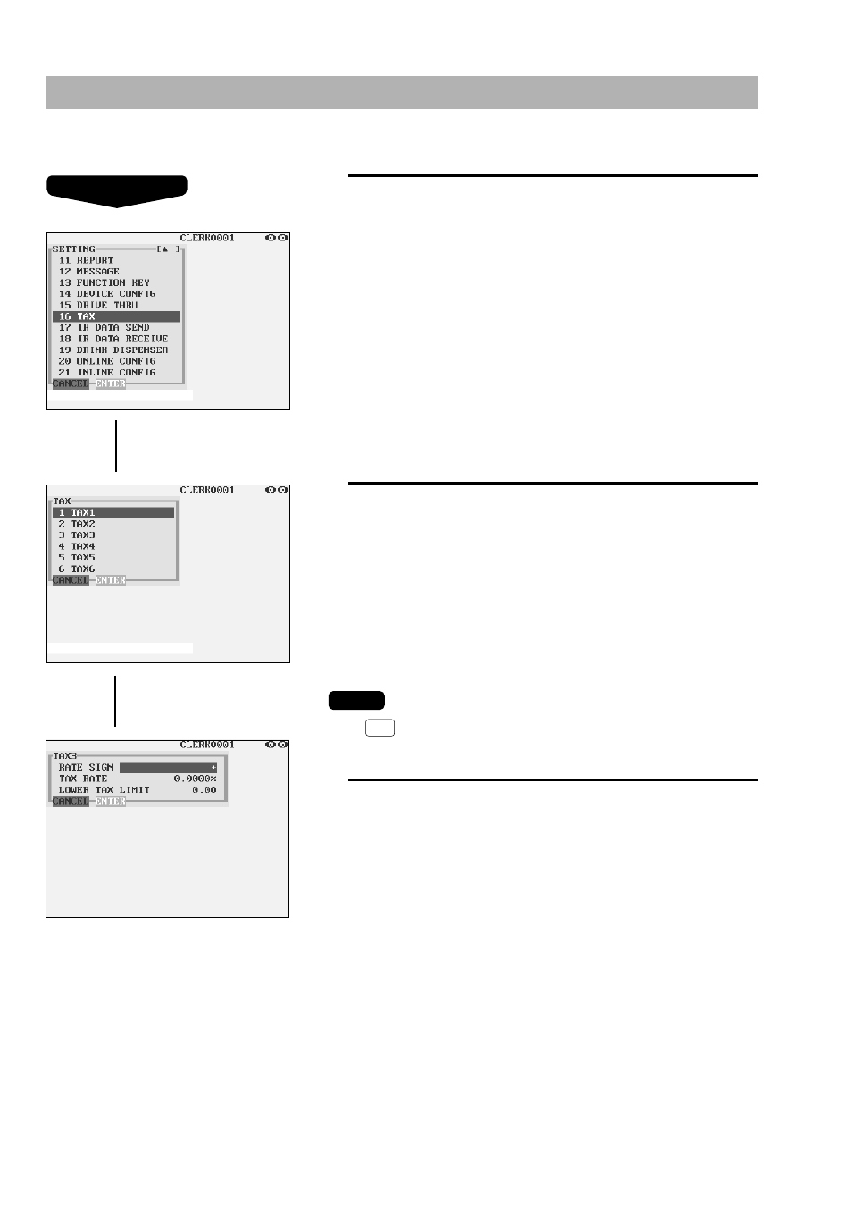 Tax programming | Sharp UP-3300 User Manual | Page 213 / 249