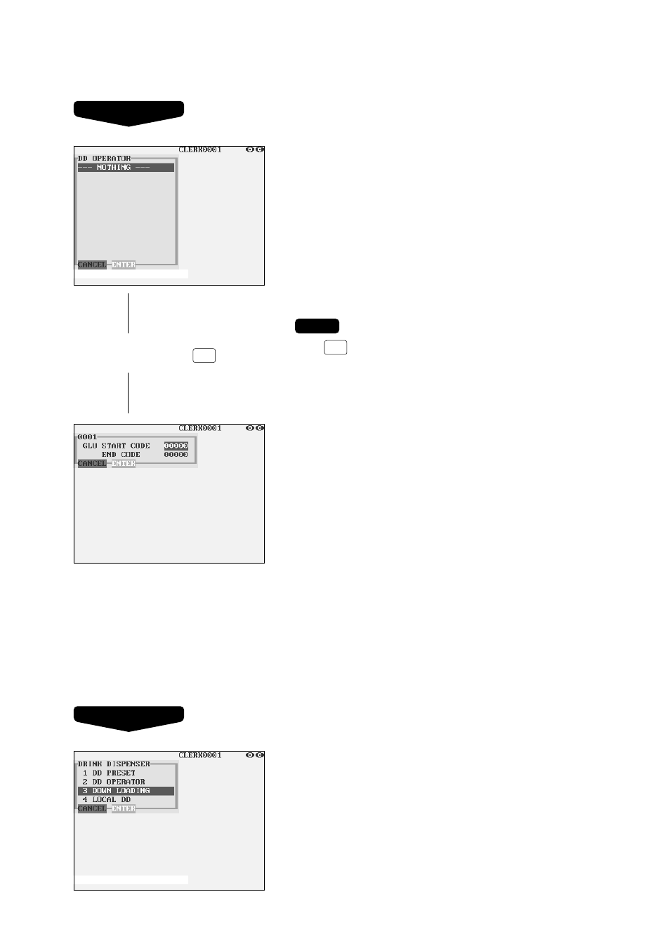 Drink dispenser operator, Downloading | Sharp UP-3300 User Manual | Page 218 / 249