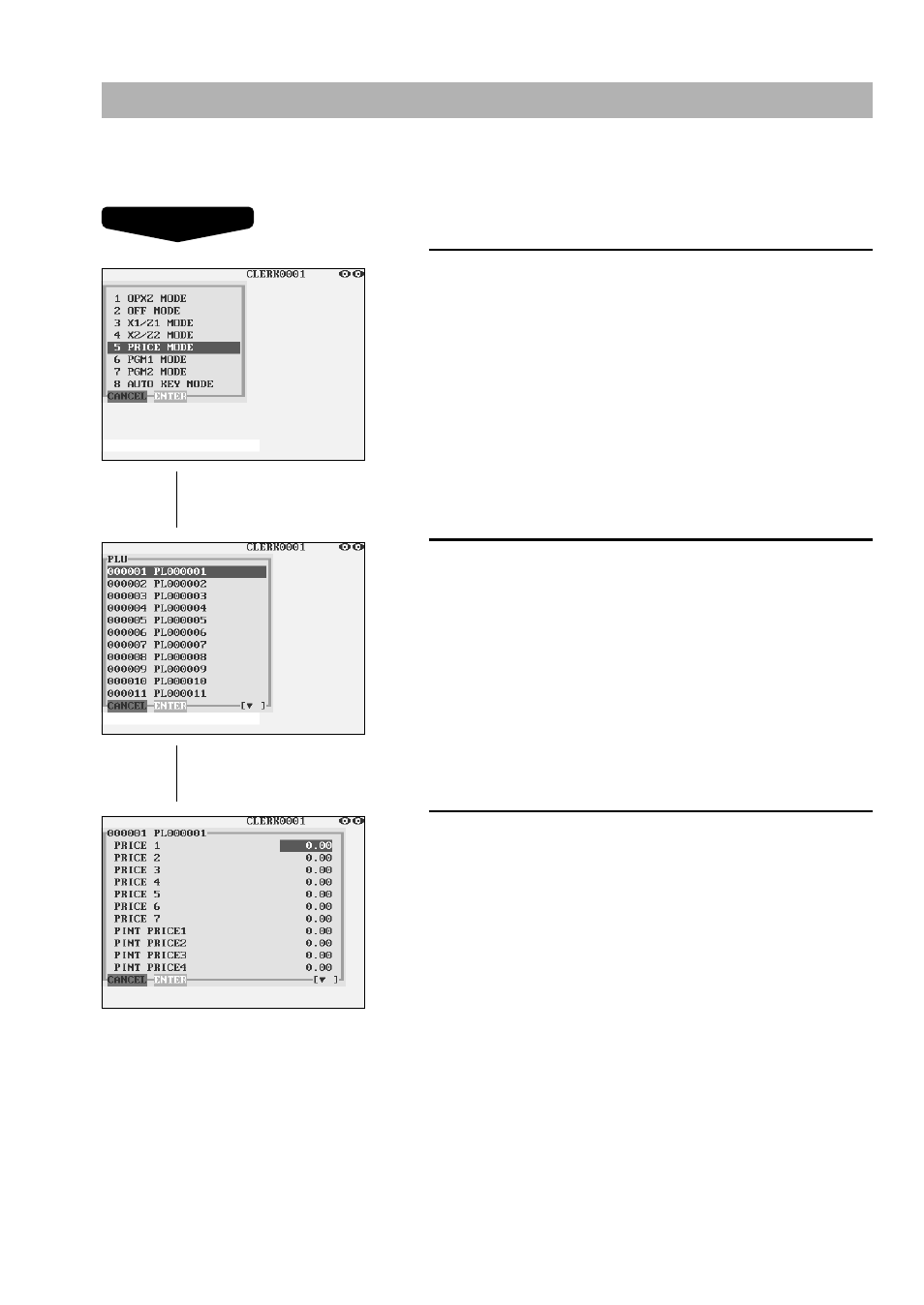 Price mode programming | Sharp UP-3300 User Manual | Page 220 / 249