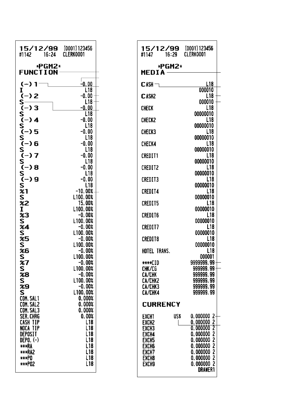 Sharp UP-3300 User Manual | Page 229 / 249