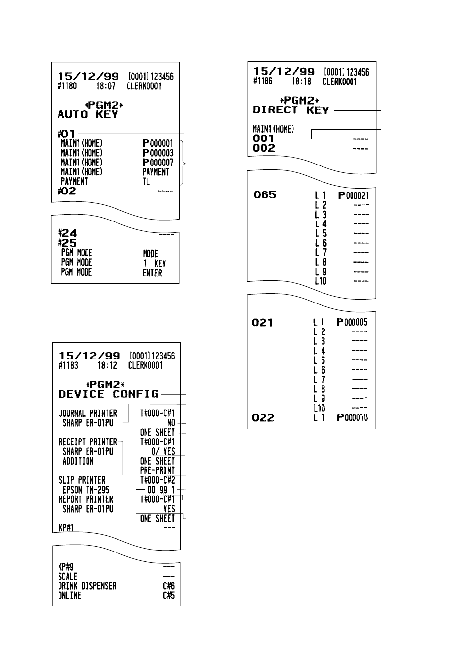 Sharp UP-3300 User Manual | Page 236 / 249