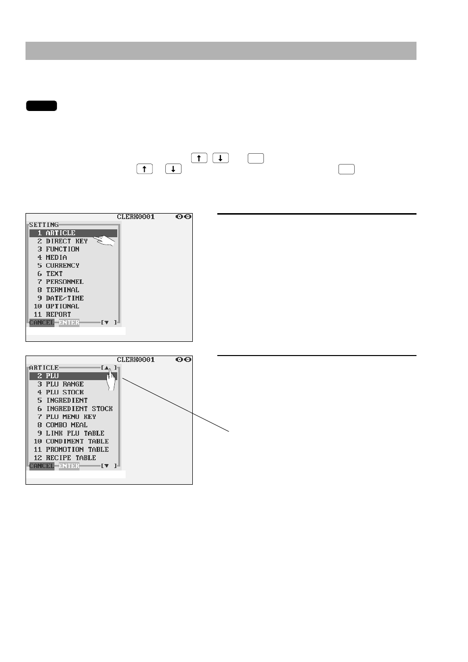 How to use the touch panel | Sharp UP-3300 User Manual | Page 35 / 249