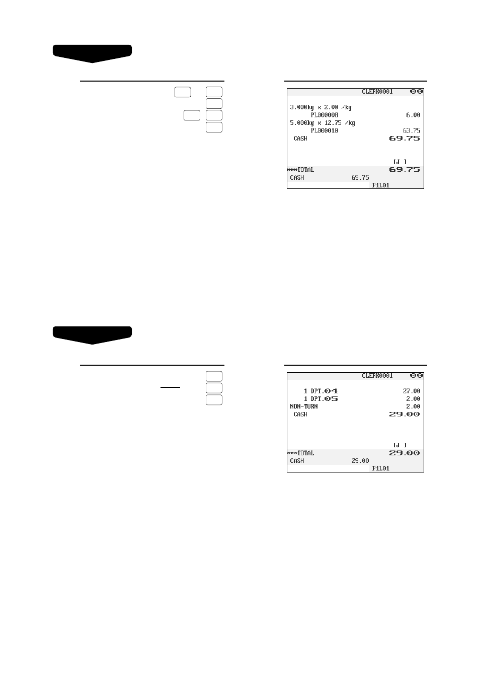 Non-turnover sales | Sharp UP-3300 User Manual | Page 46 / 249