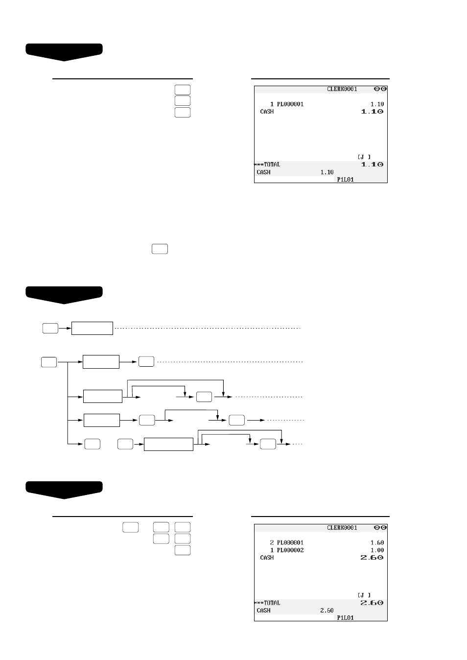 Pint entries | Sharp UP-3300 User Manual | Page 57 / 249