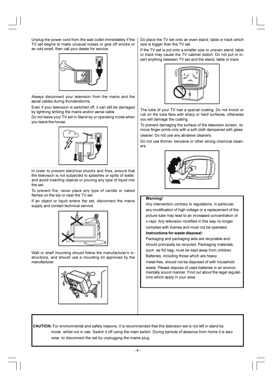 Sharp 28LF-92H User Manual | Page 5 / 29