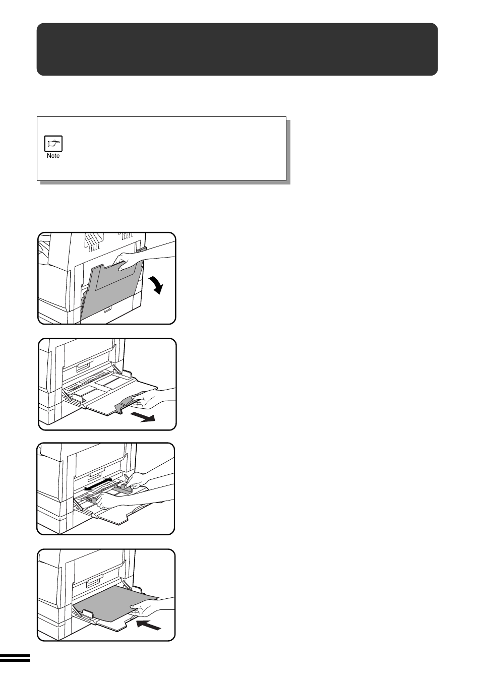 Bypass feed (special paper) | Sharp AL-1650 User Manual | Page 24 / 66