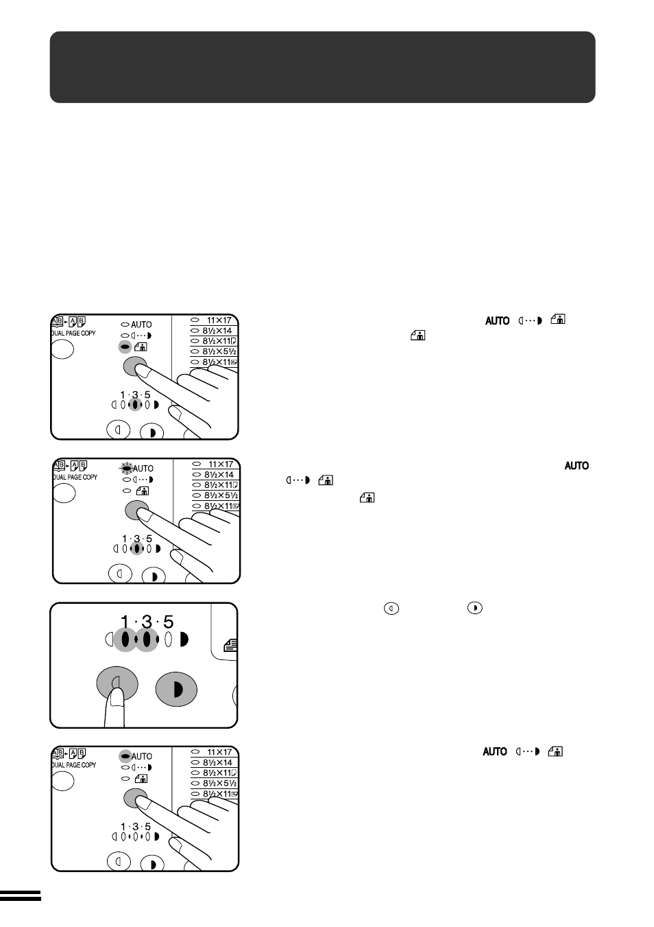 Automatic exposure adjustment | Sharp AL-1650 User Manual | Page 32 / 66