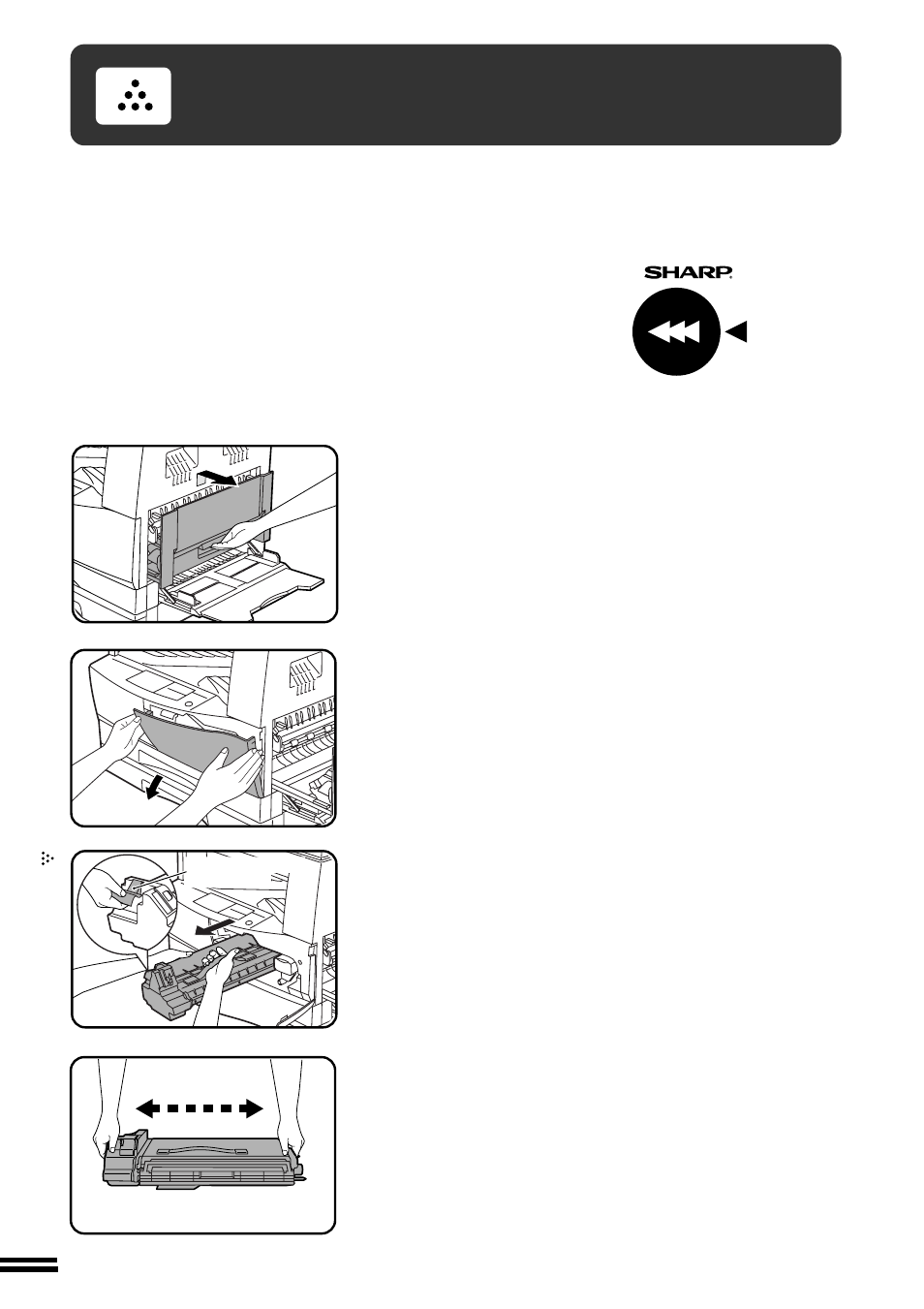 Td cartridge replacement | Sharp AL-1650 User Manual | Page 34 / 66
