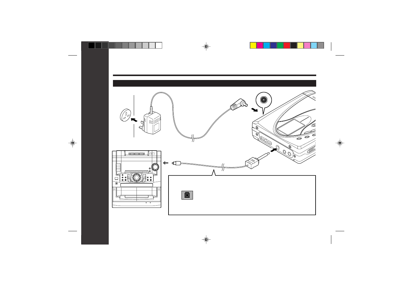 Preparation, Connections : continued | Sharp MD-SR60E User Manual | Page 11 / 48