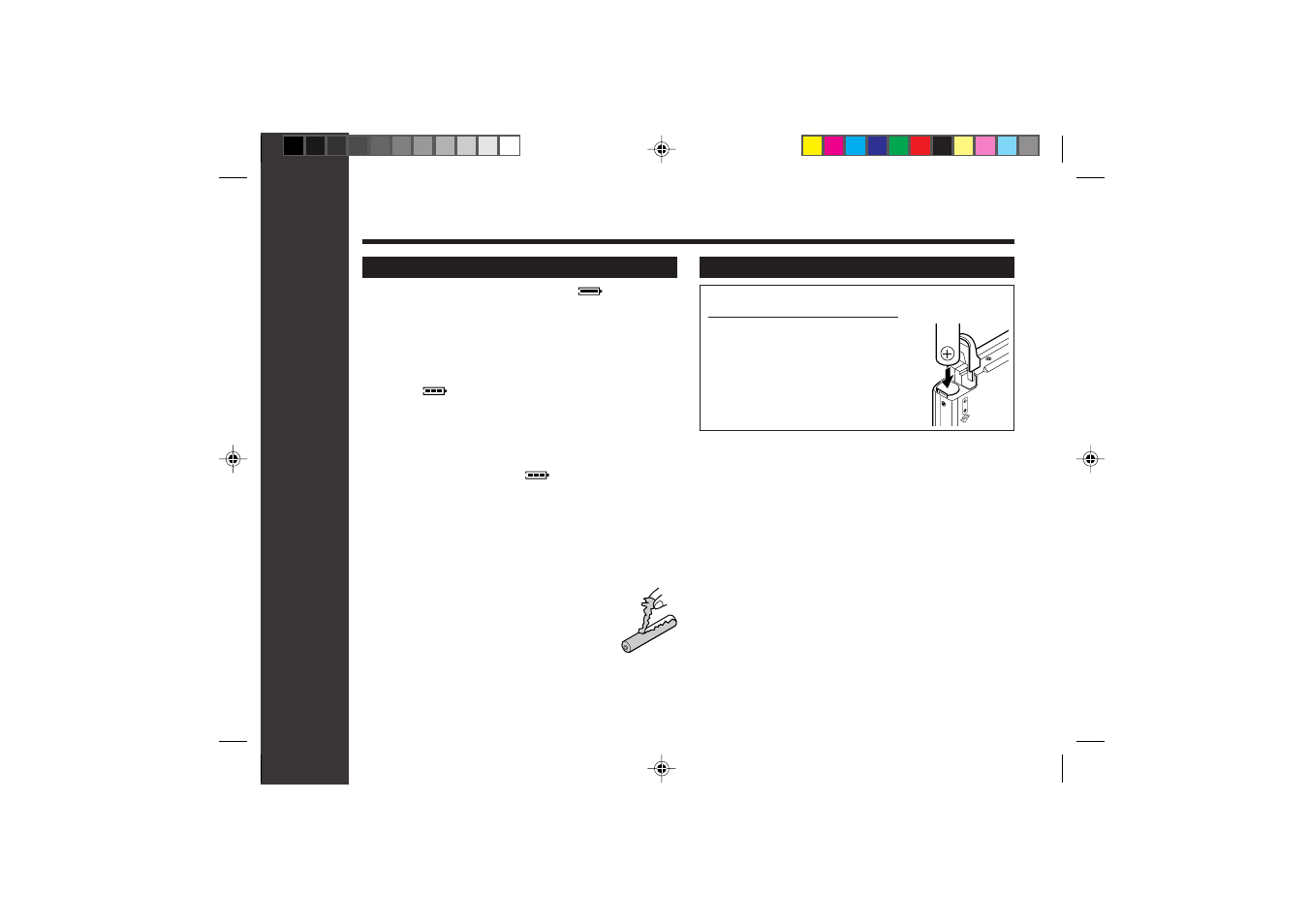 Useful features, Battery power : continued | Sharp MD-SR60E User Manual | Page 29 / 48