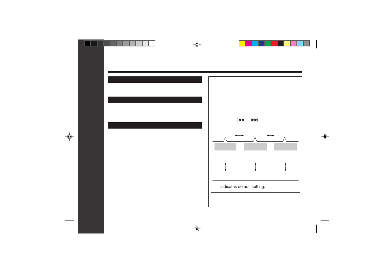 Advanced features, Changing default settings | Sharp MD-SR60E User Manual | Page 39 / 48