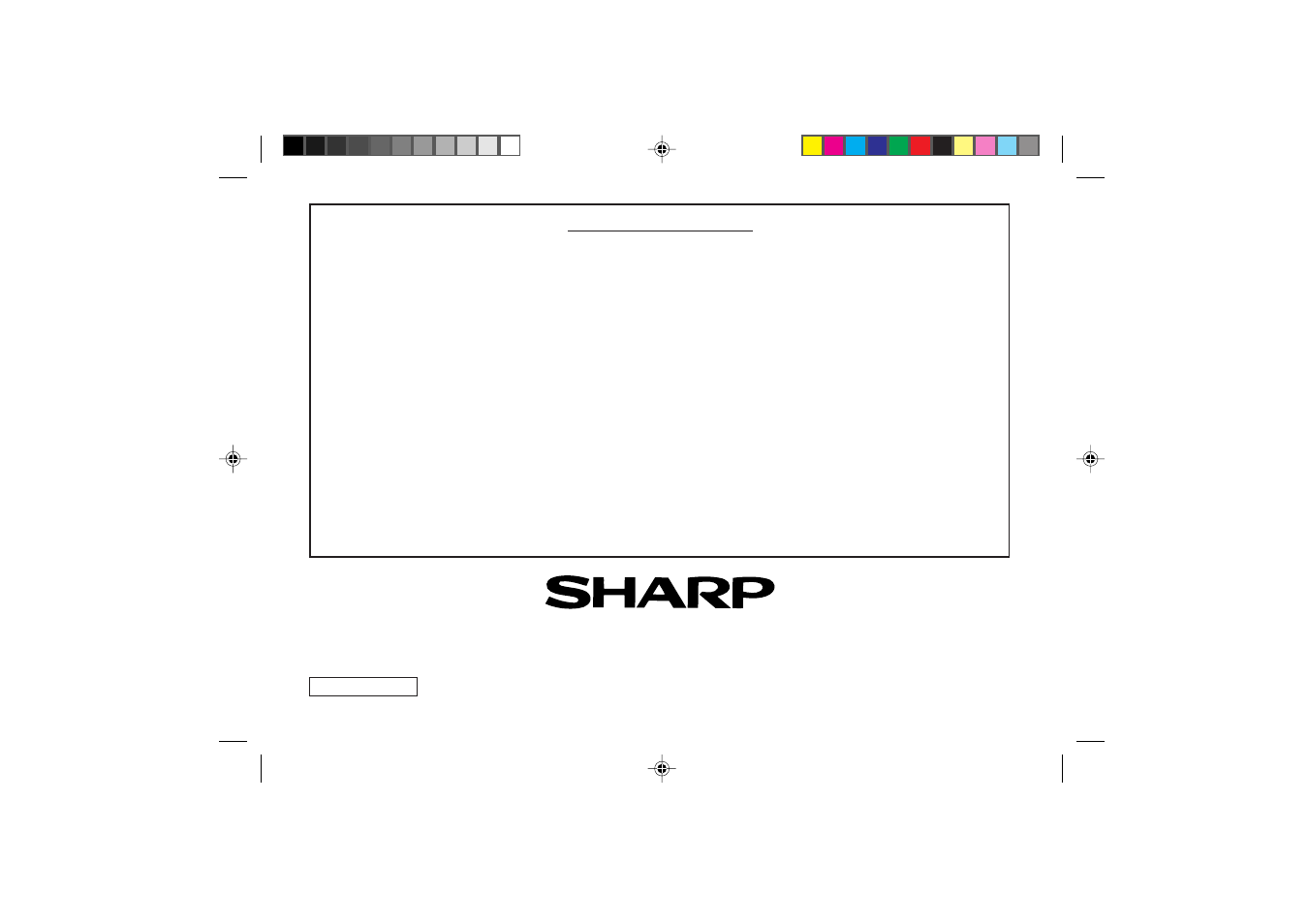 Sharp MD-SR60E User Manual | Page 48 / 48