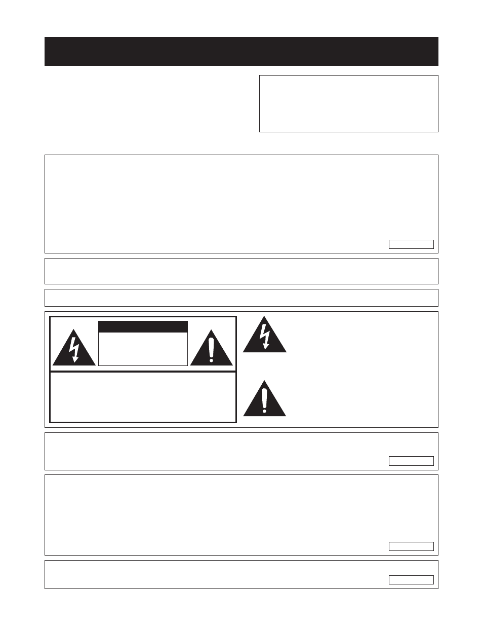 Important, Information, Operation manual | English model no.: xg-nv6xu serial no, Warning | Sharp XG - NV6XU User Manual | Page 2 / 66