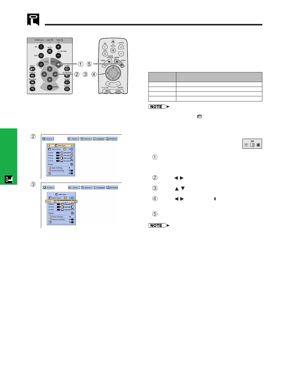 Computer image adjustments ………………… 29, Computer image adjustments | Sharp XG - NV6XU User Manual | Page 30 / 66