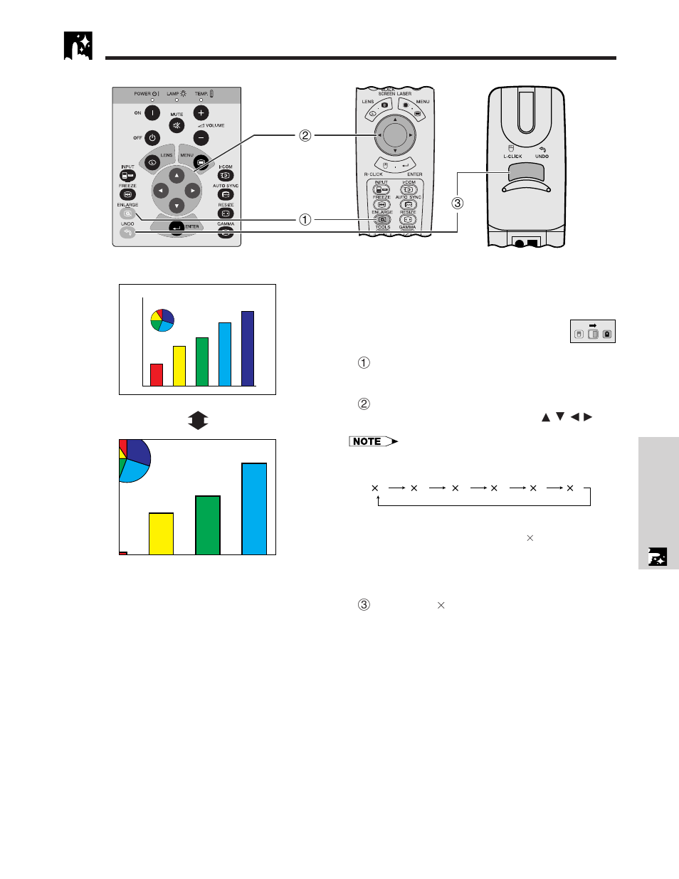 Digital image magnification | Sharp XG - NV6XU User Manual | Page 35 / 66