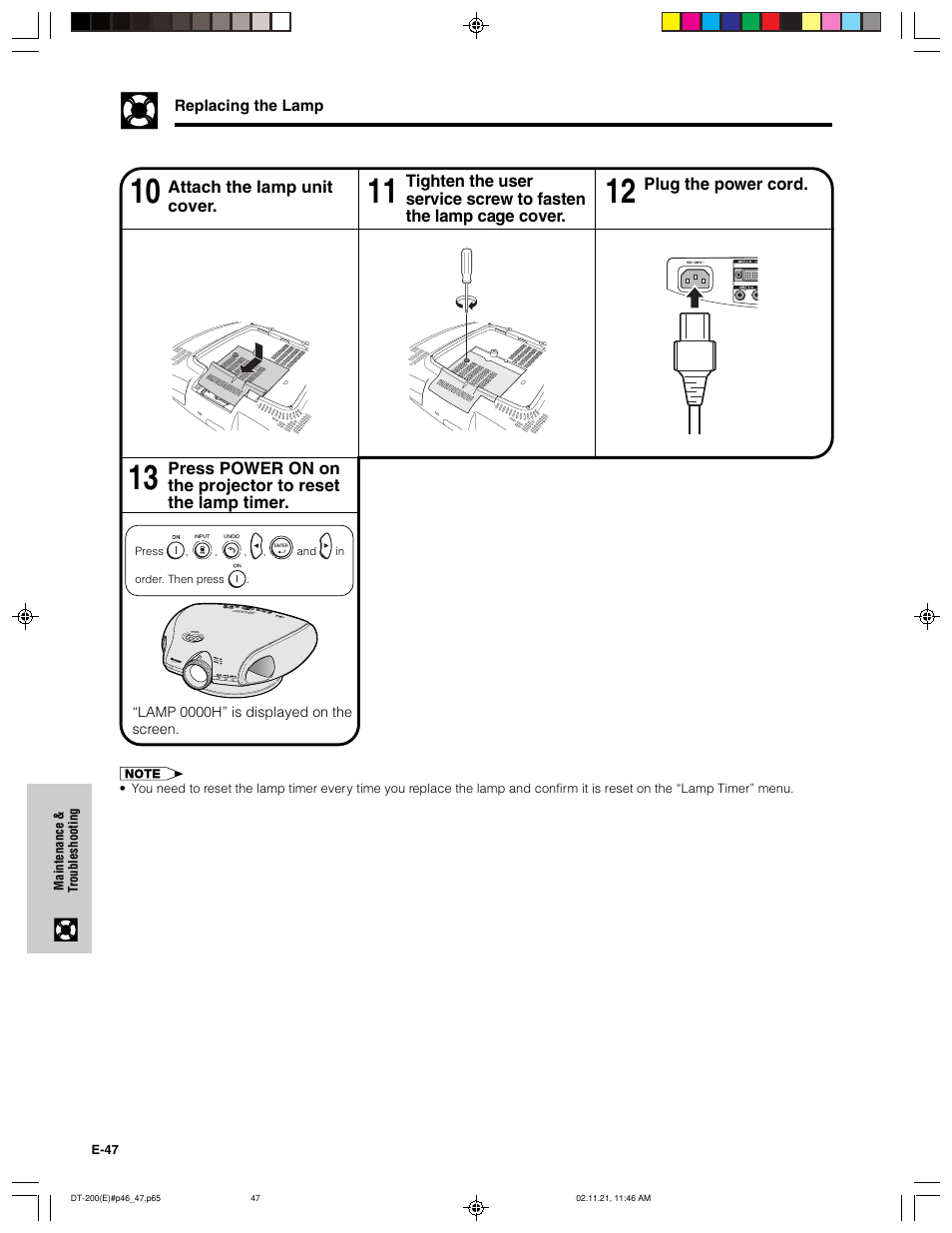 Sharp DT-200 User Manual | Page 48 / 58