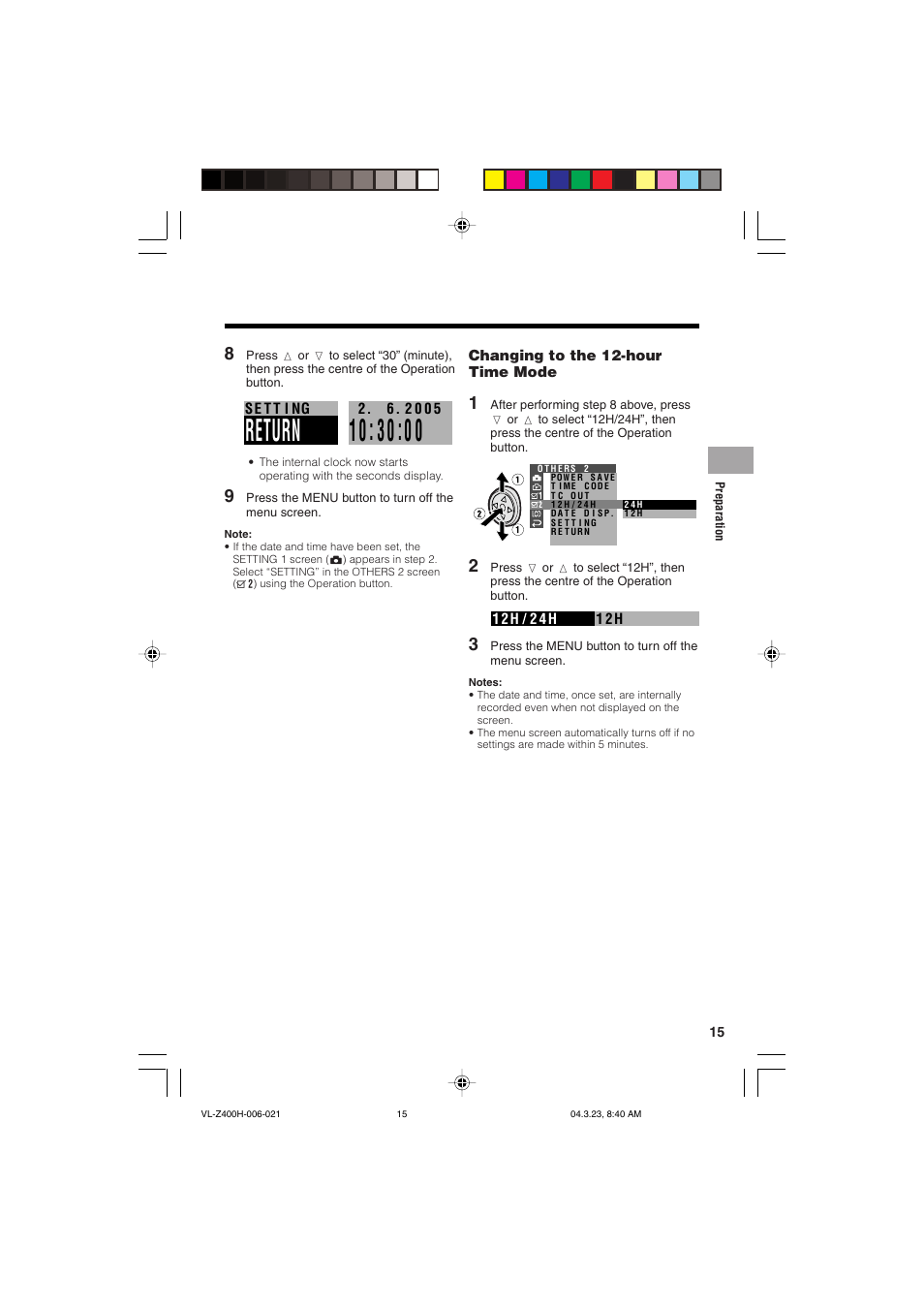 Sharp VL-Z400H-T User Manual | Page 27 / 123