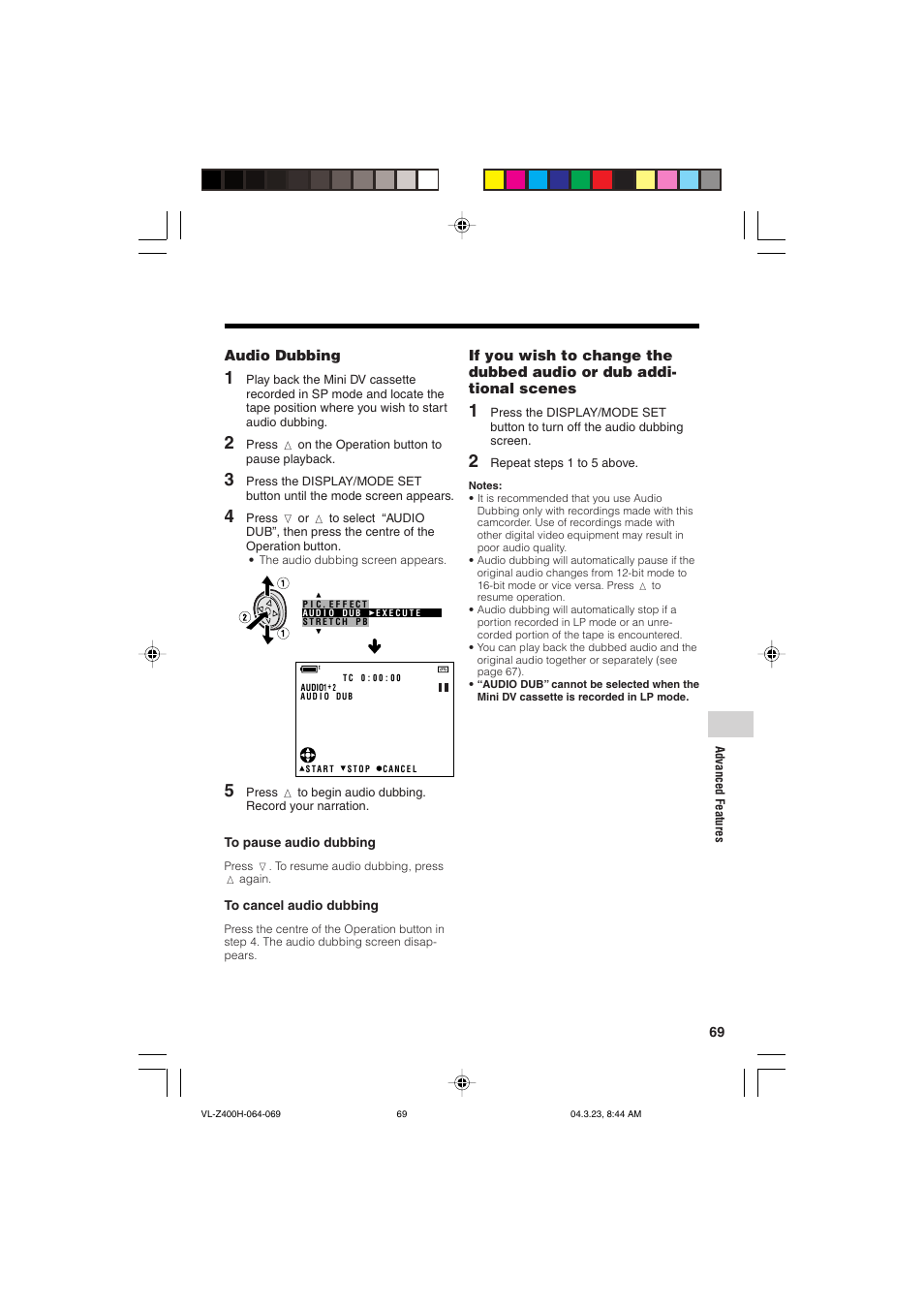 Sharp VL-Z400H-T User Manual | Page 81 / 123