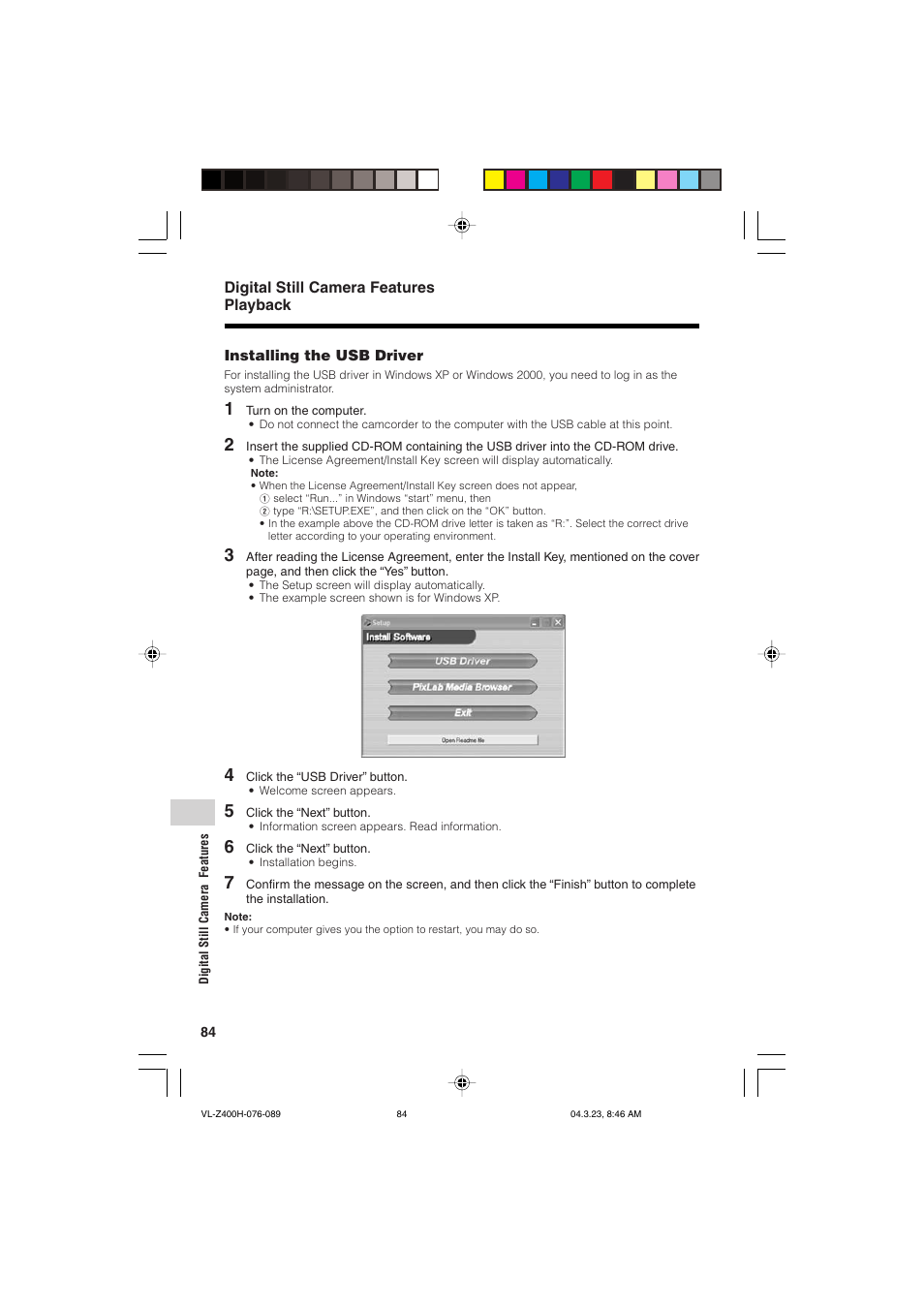 Sharp VL-Z400H-T User Manual | Page 96 / 123