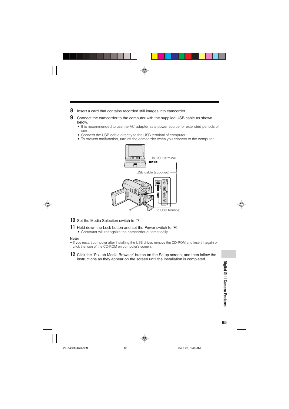 Sharp VL-Z400H-T User Manual | Page 97 / 123