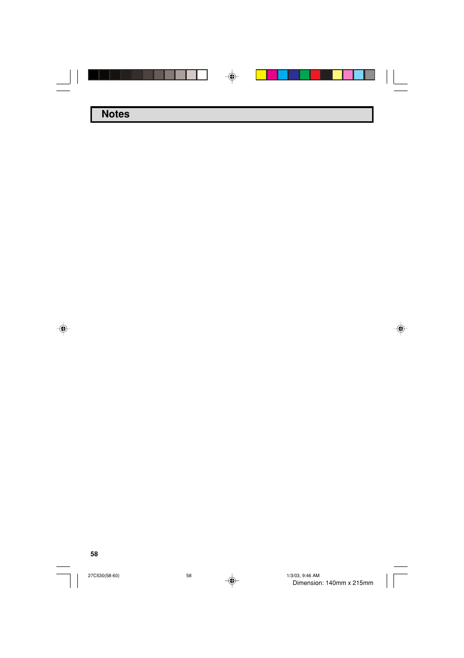 Sharp 27C530 User Manual | Page 58 / 60