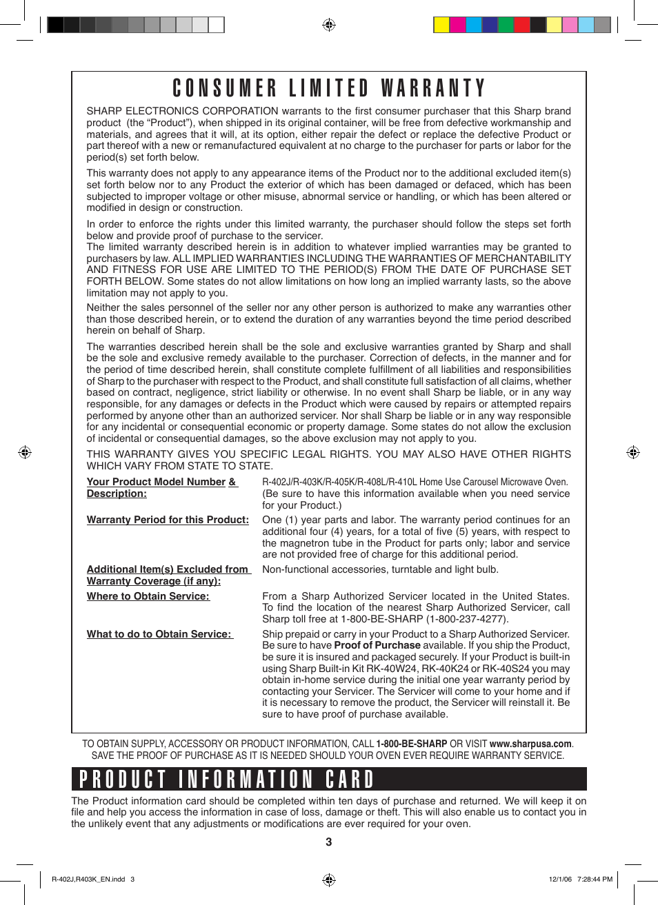 Sharp TINSEB137WRRZ-D61 User Manual | Page 3 / 42