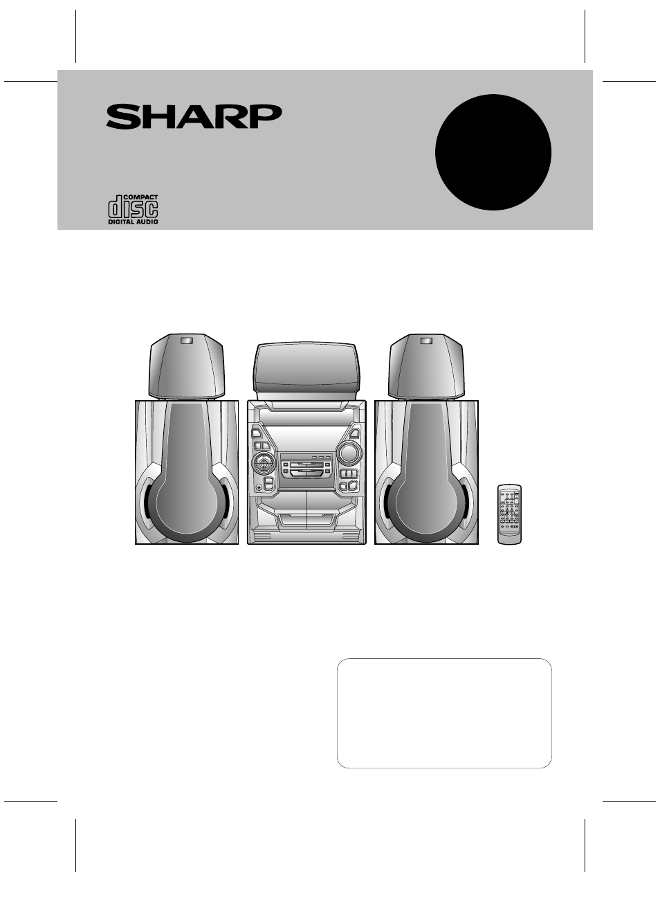 Sharp CD-PC3500 User Manual | 24 pages