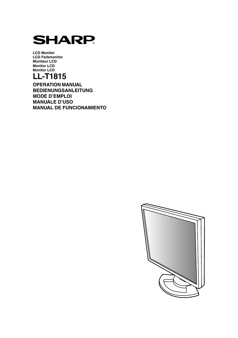 Sharp LL-T1815 User Manual | 156 pages