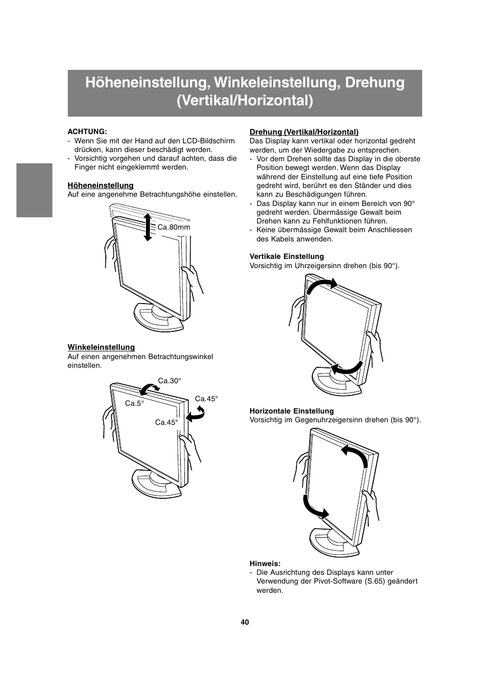 Sharp LL-T1815 User Manual | Page 40 / 156