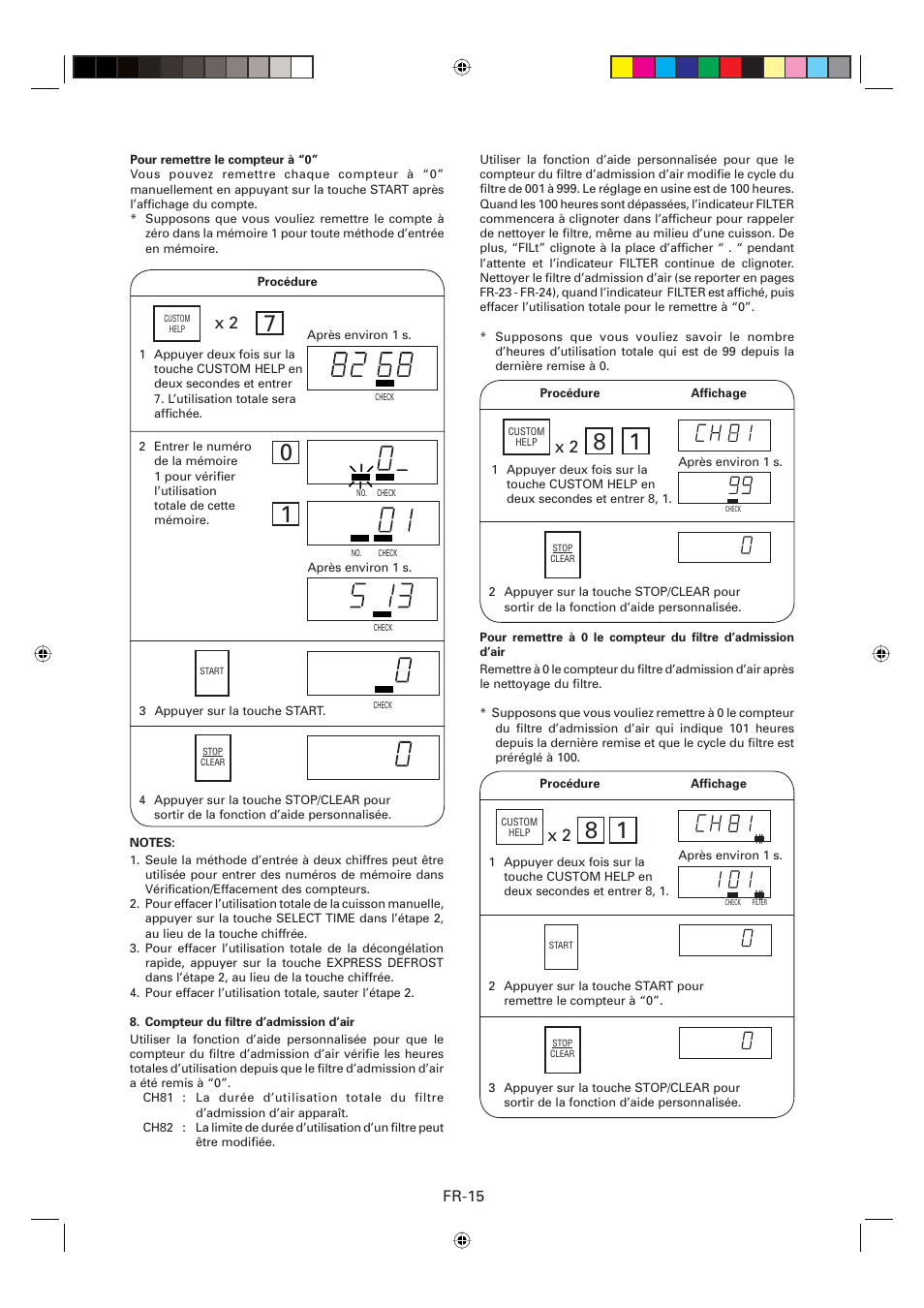 Fr-15 | Sharp CD2200M User Manual | Page 46 / 92