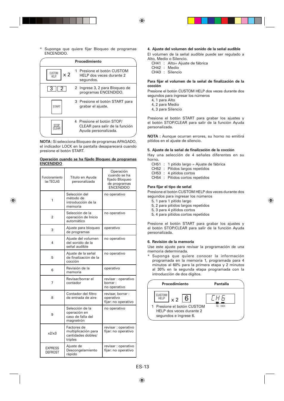 Es-13 | Sharp CD2200M User Manual | Page 74 / 92