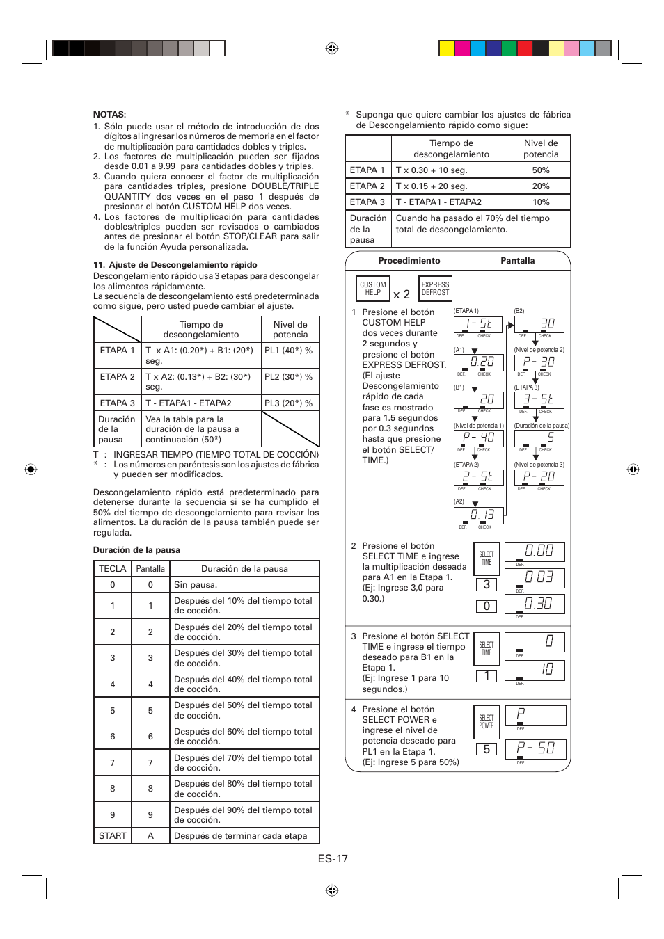 Es-17 | Sharp CD2200M User Manual | Page 78 / 92