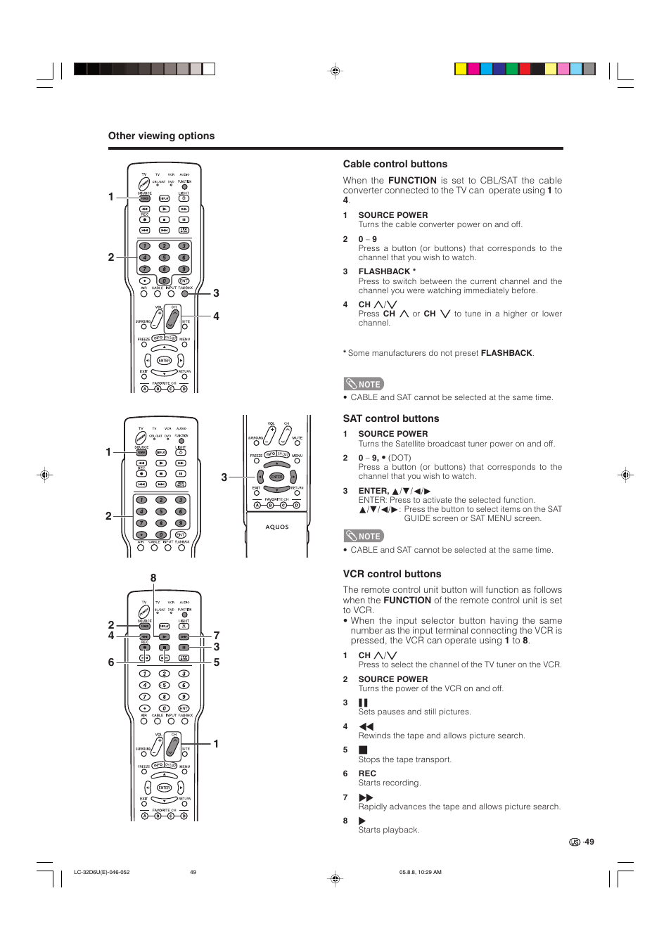 Sharp Aquos LC 32D6U User Manual | Page 50 / 61