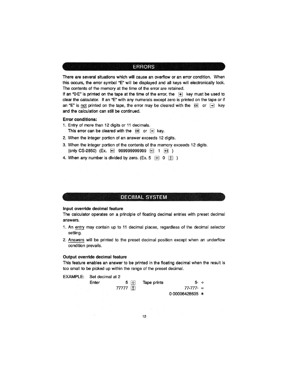 Sharp cs-2850 User Manual | Page 14 / 31