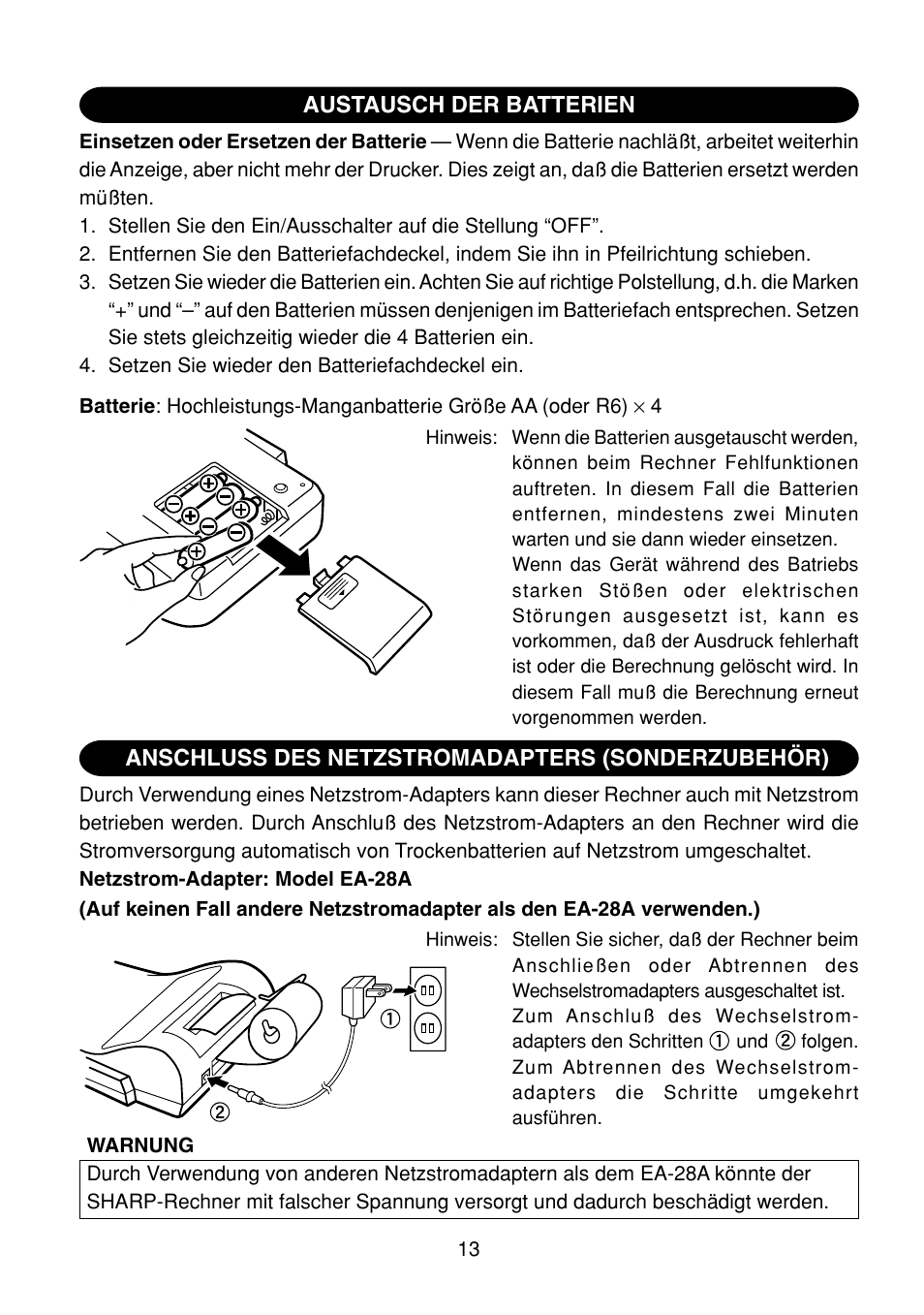 Sharp EL-1801C User Manual | Page 15 / 79