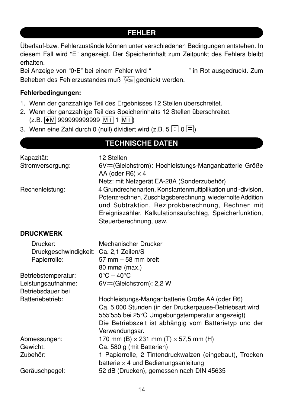 Sharp EL-1801C User Manual | Page 16 / 79