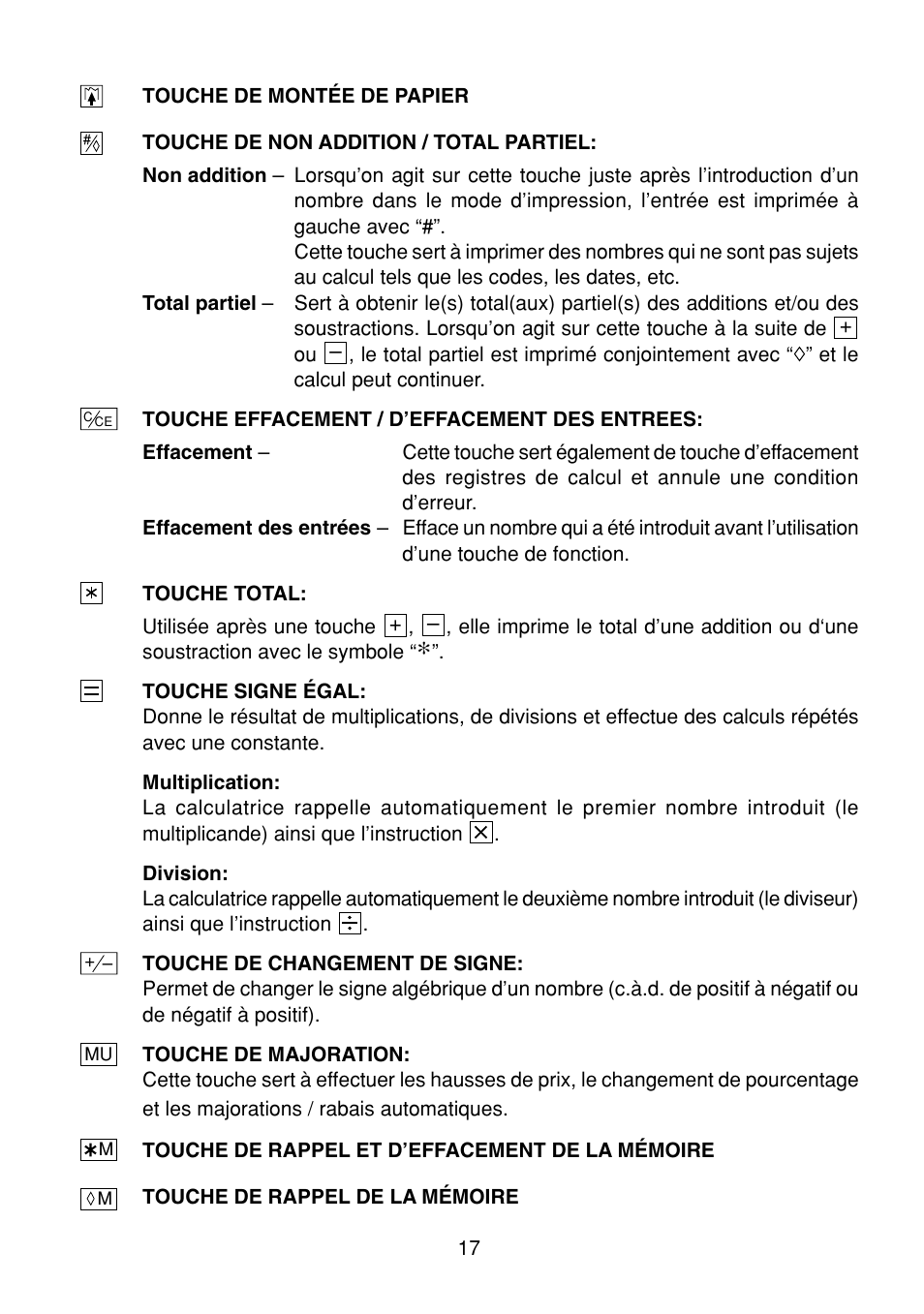 Sharp EL-1801C User Manual | Page 19 / 79